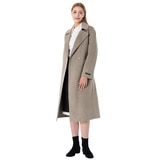 비지트 인 뉴욕 여성 울캐시미어 혼방 코트