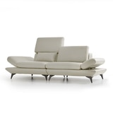 UND 에디션 NA6 천연 통가죽 소파 3인 - 크림