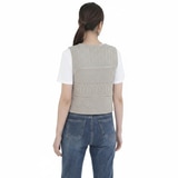 베네뜨 여성 크로셰 니트 베스트