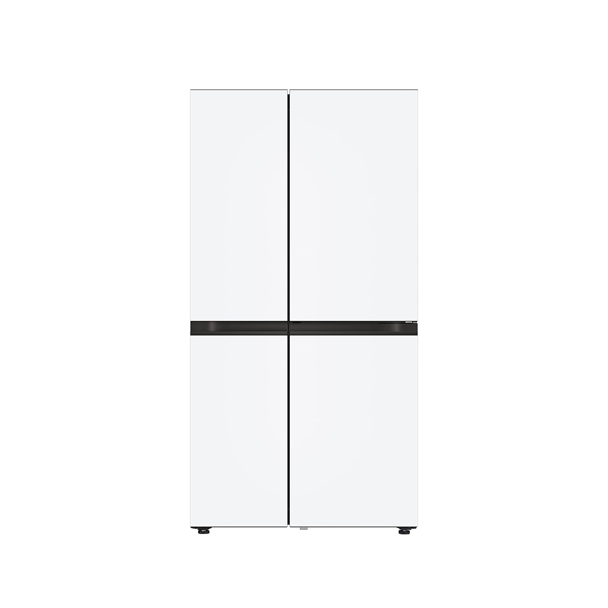 엘지 오브제 AI 매직스페이스 양문형 832L, 메탈 에센스 화이트