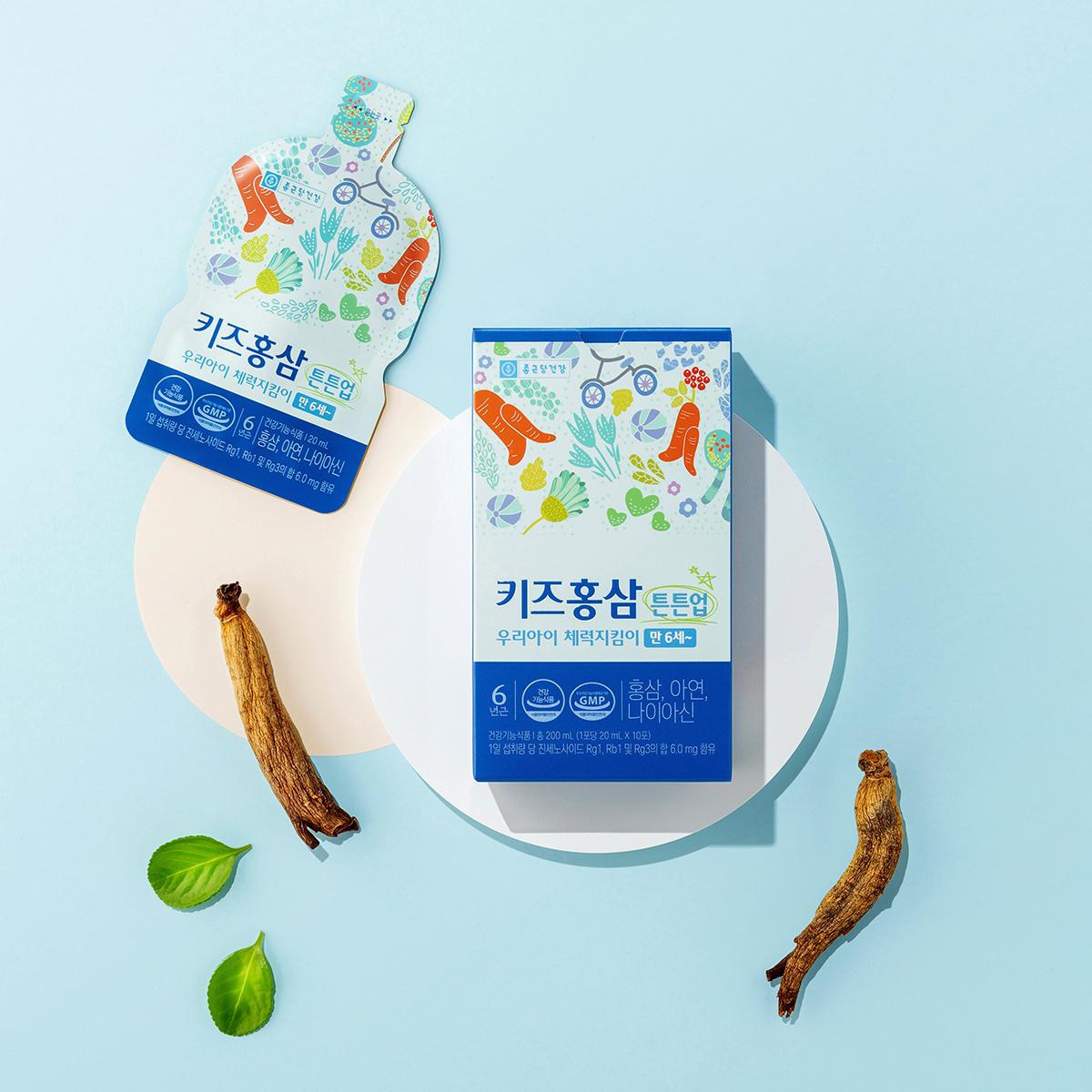 종근당건강 키즈홍삼 튼튼업 20ml x 30포