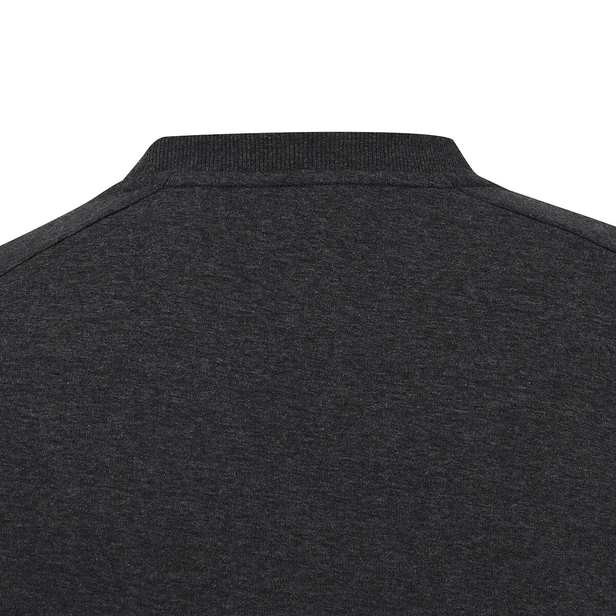 휠라 골프 남성 긴소매 융기모 크루넥 - 차콜, M