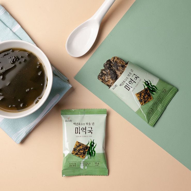 소스락 즉석국 10g x 24 - 백년육수로 맛을 낸 미역국 소스락 즉석국 10g x 24 - 백년육수로 맛을 낸 미역국