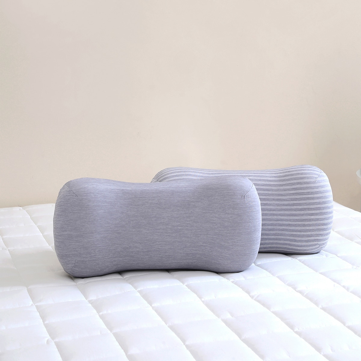 에이프릴앳홈 땅콩형 냉감 베개 2P - 그레이