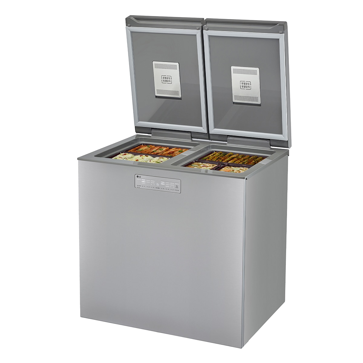 엘지 디오스 김치톡톡 217L- 메탈 샤이니퓨어