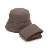 화이트샌즈 경량 패딩 버킷햇 + 넥 워머 SET 헬로나