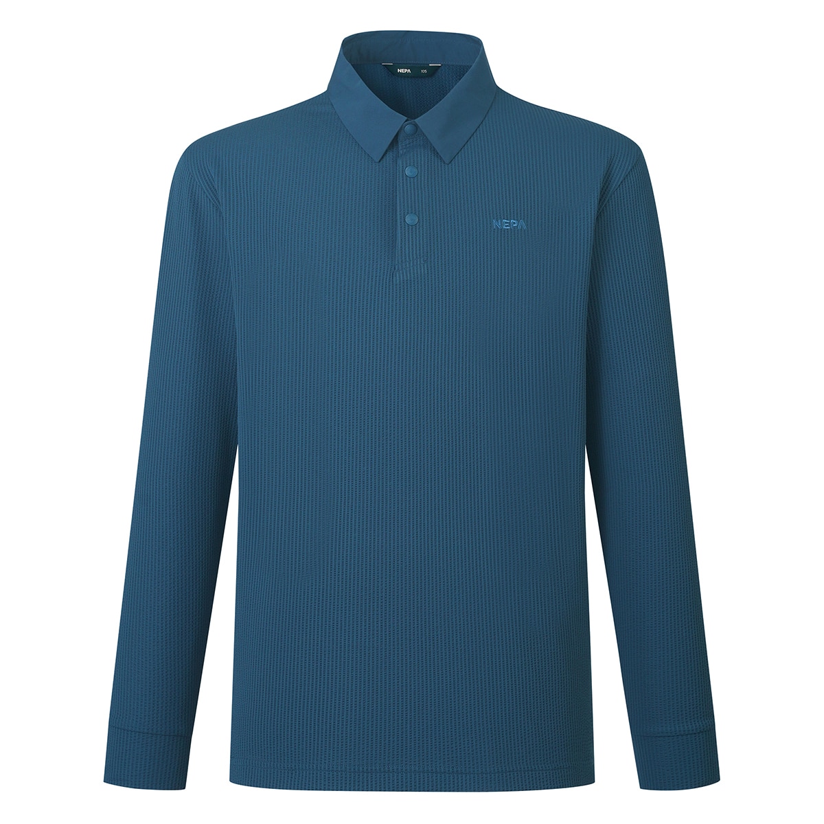 네파 남성 긴소매 폴로 티셔츠 - 틸블루, M 네파 남성 긴소매 폴로 티셔츠 - 틸블루, M