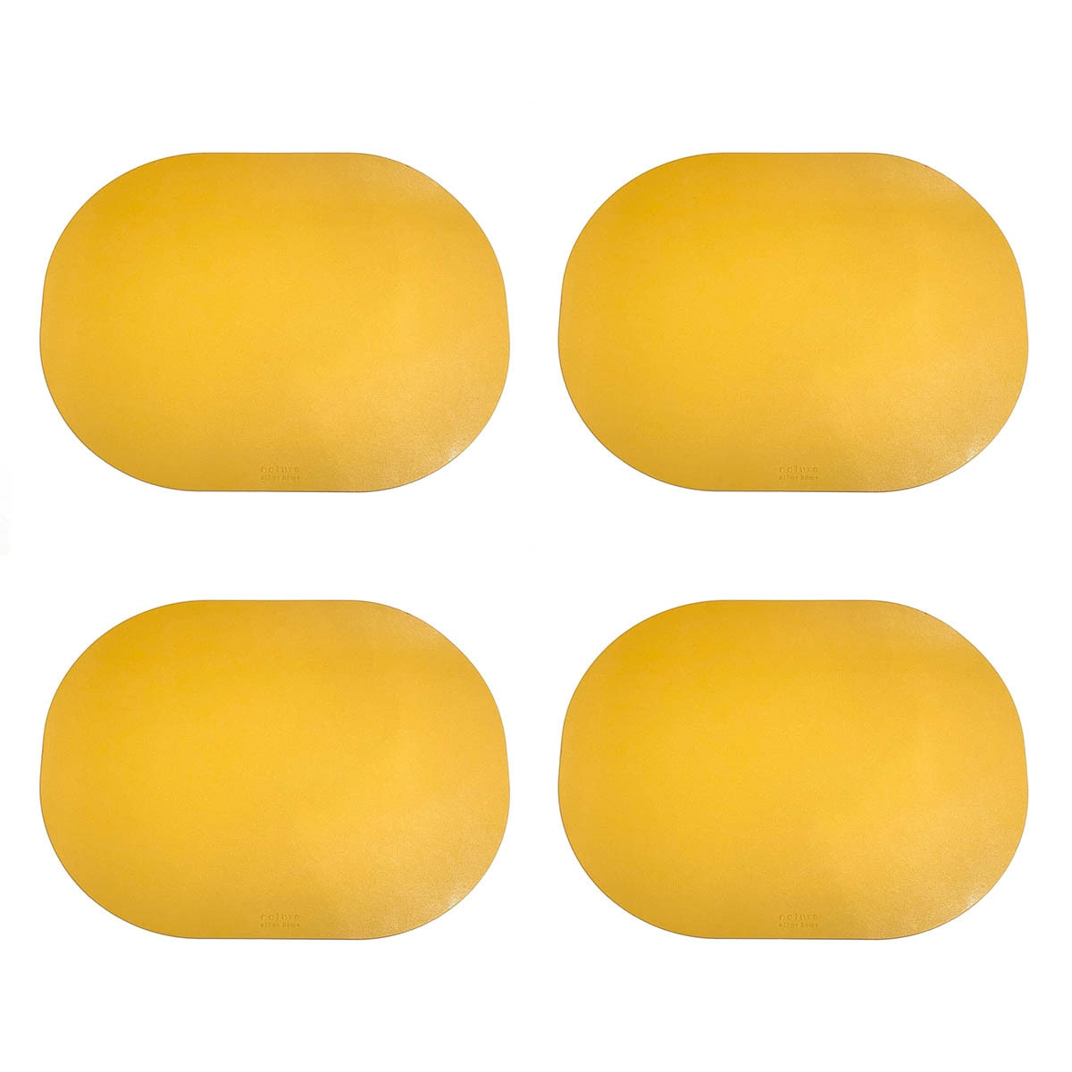 앳하스홈 인조가죽 테이블 매트 4P - 45x35cm