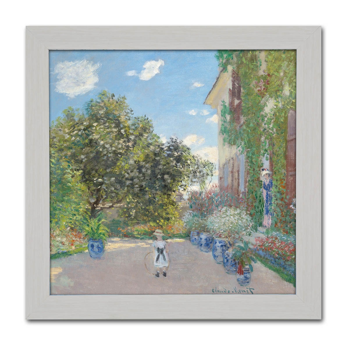 지클레 정방형 명화 47.5 x 47.5cm - 모네, 아르장퇴유의 예술가의 집