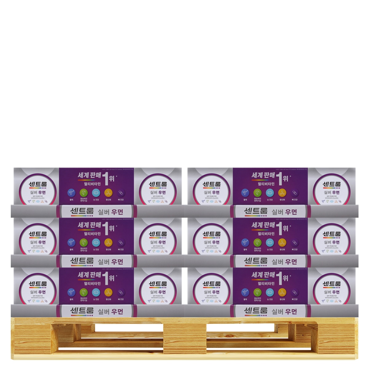 센트룸 실버 멀티비타민 선물세트 112정 x 2병 x 180 - 센트룸 우먼 선물세트