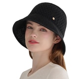 안드레아바나 여성 보닛햇 - 블랙 안드레아바나 여성 보닛햇 - 블랙