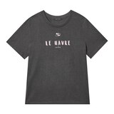 코데즈컴바인 여성 반소매 티셔츠 - 다크 그레이, S