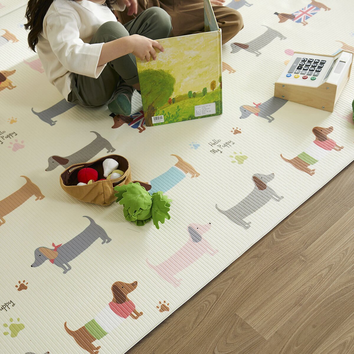 고려화학 PVC 놀이방 매트 230 X 140 X 1.5cm - 헬로퍼피
