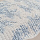 플로티나 뜨왈 순면 소파패드 70x240cm - 화이트블루