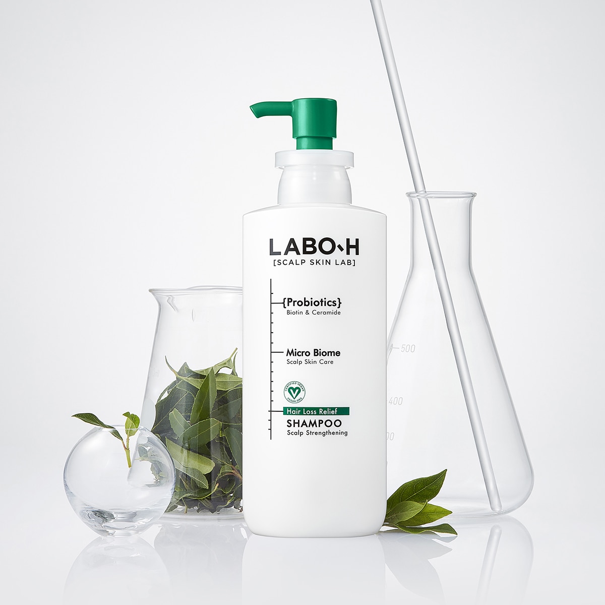 라보에이치 두피강화 샴푸  400ml x 2 + 180ml