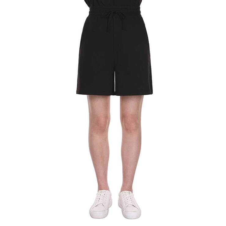 게스 여성 코튼 라운지 상하의 세트 - 블랙, M