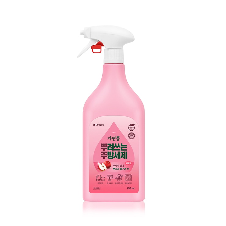 자연퐁 뿌려쓰는 주방세제 750ml x 3 - 애플