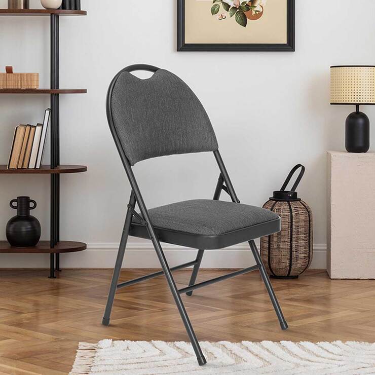 Star Elite Upholstered Metal Folding Chair 2731062