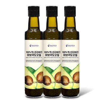 보뚜엑스트라버진아보카도오일 250ml x 3병 보뚜엑스트라버진아보카도오일 250ml x 3병