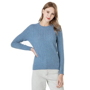 리디아 바인 여성 울 캐시미어 혼방 스웨터