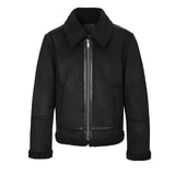 브렌우드 남성 무스탕 - 블랙, S 브렌우드 남성 무스탕 - 블랙, S