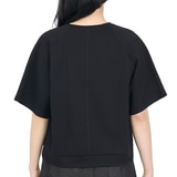 코데즈 컴바인 여성 루즈핏 티셔츠 - 블랙, M