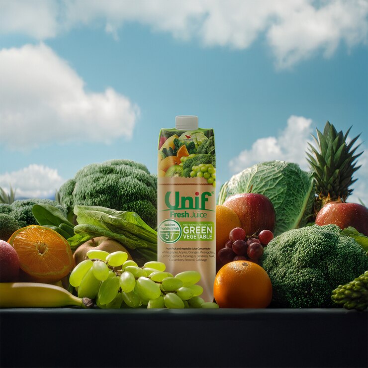 Unif 믹스 그린주스 1L x 12