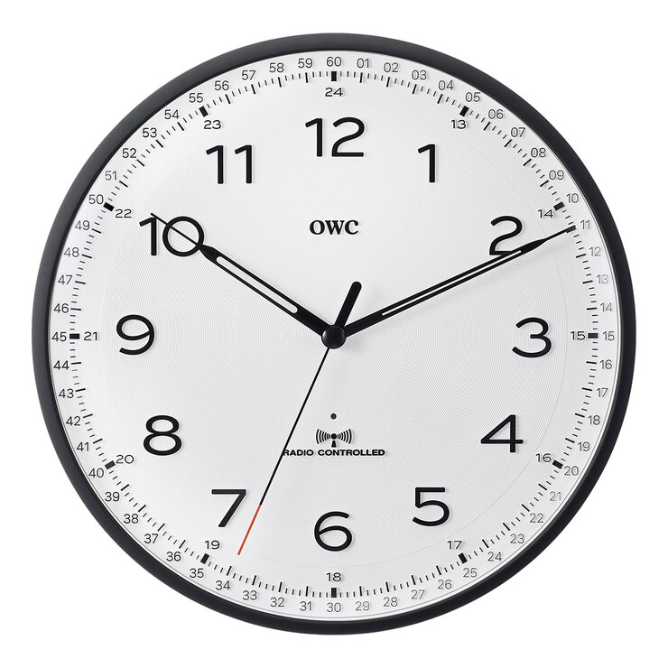 OWC 컴퍼스 RC 전파수신 벽시계
