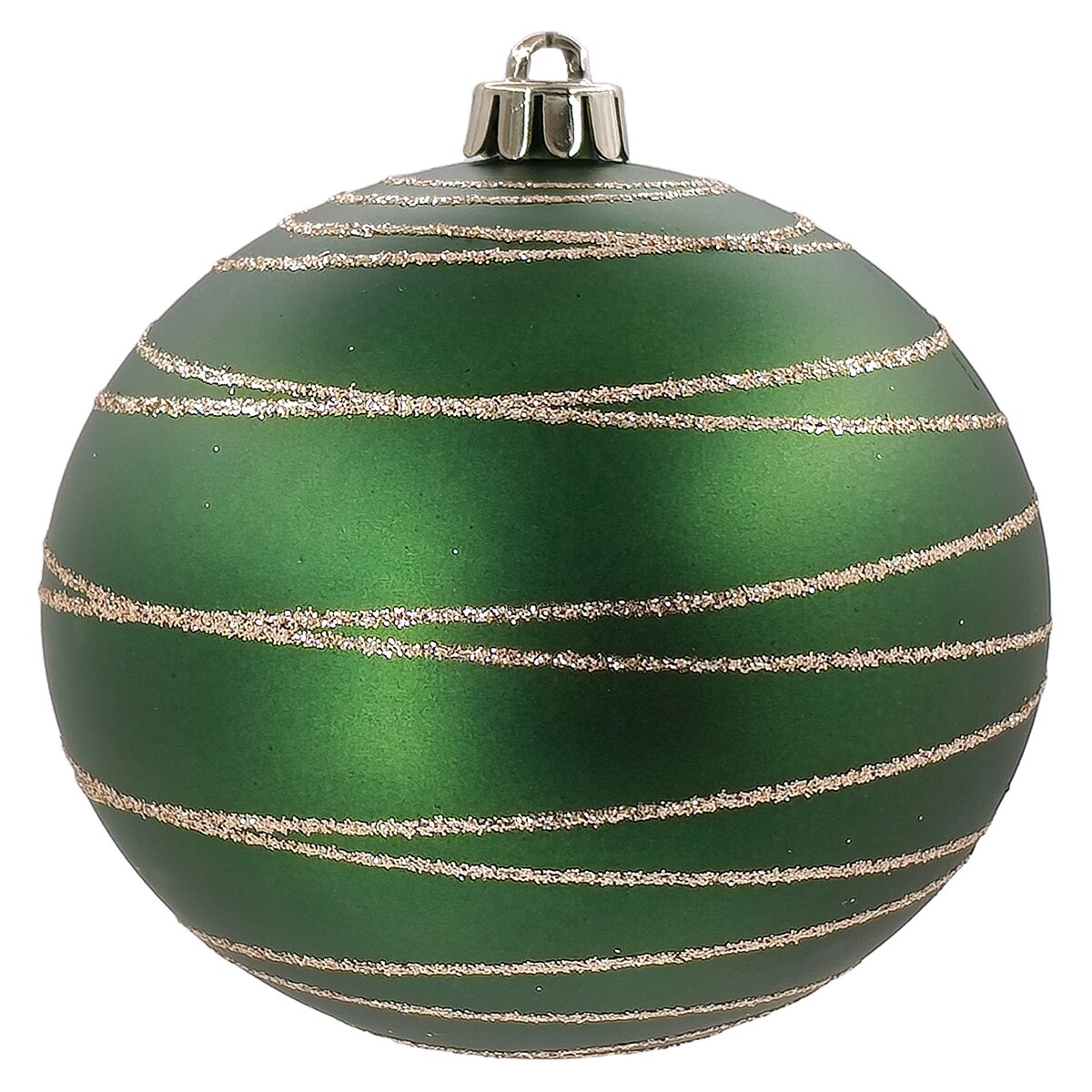 크리스마스 100mm 오너먼트 장식 18개 세트 - 레드/그린