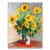 지클레 그림 액자 (80 x 60cm 또는 60 x 80cm) - 모네, 해바라기