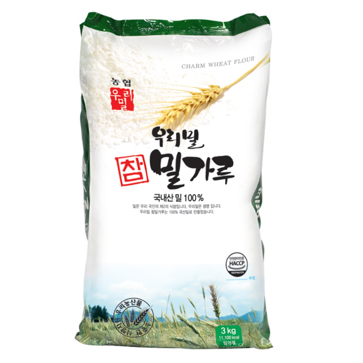 농협 우리밀참밀가루3KG