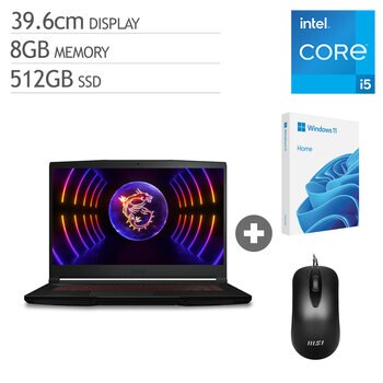 MSI게이밍노트북 39.6cm(15.6/i5/8GB/512GB) - 프리도스