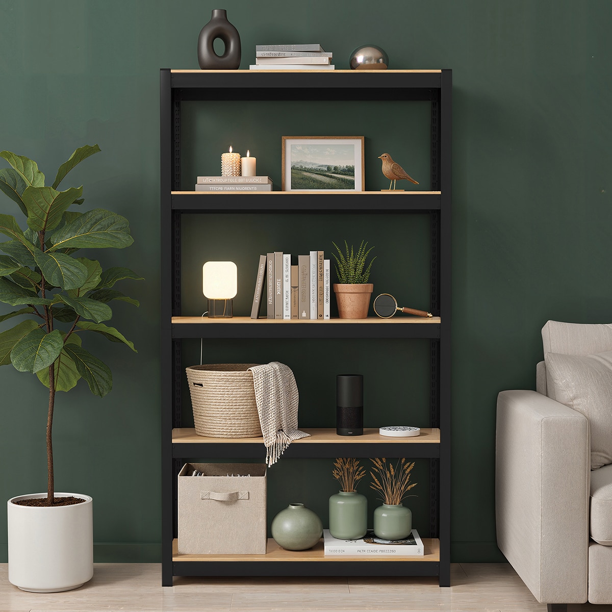 스피드랙 다용도 5단 철제 선반 100 x 40 x 180cm