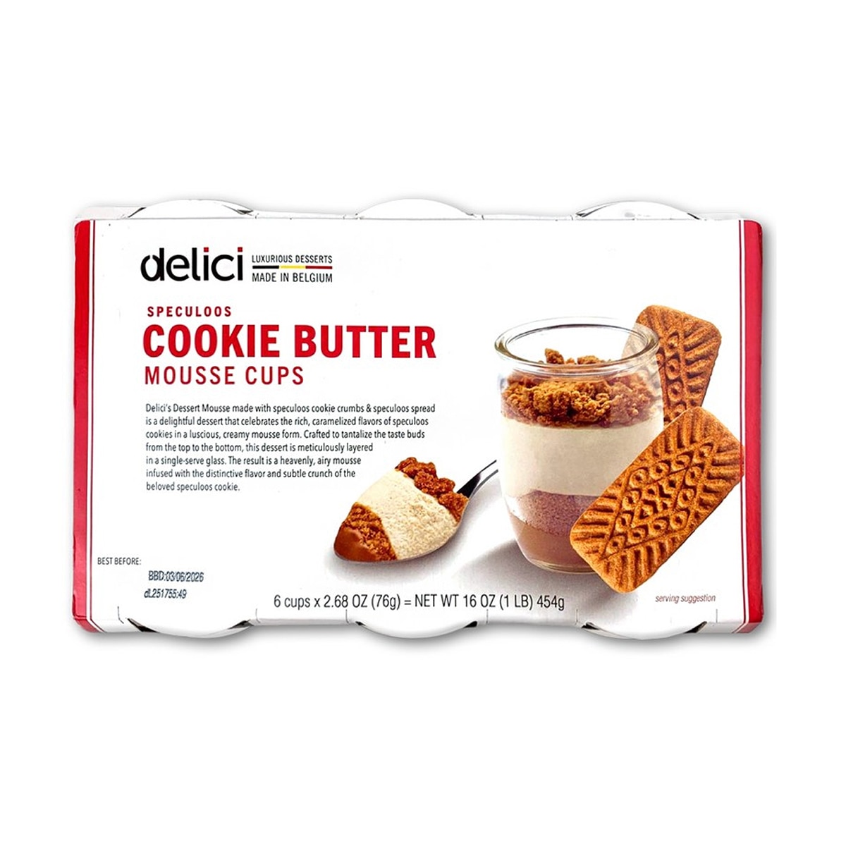 Delici 쿠키버터무스 76g x 6