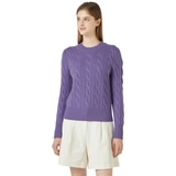 리디아 바인 여성 실크 캐시미어 케이블 스웨터 리디아 바인 여성 실크 캐시미어 케이블 스웨터