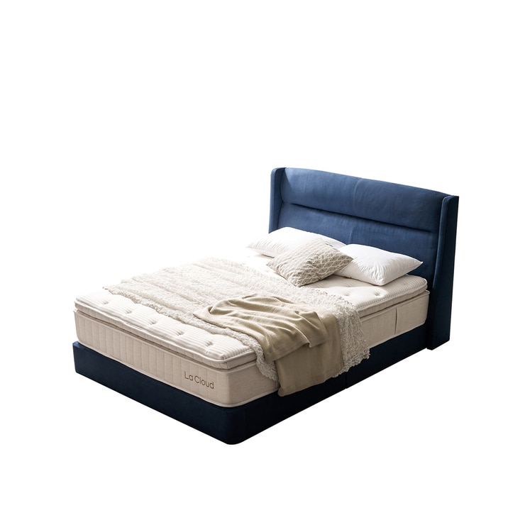 라클라우드 기능성패브릭 밀라노 침대프레임 - 슈퍼싱글, 네이비