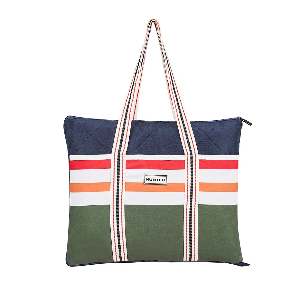 HUNTER 야외용 접이식 담요 겸 매트 152x183cm - 카키