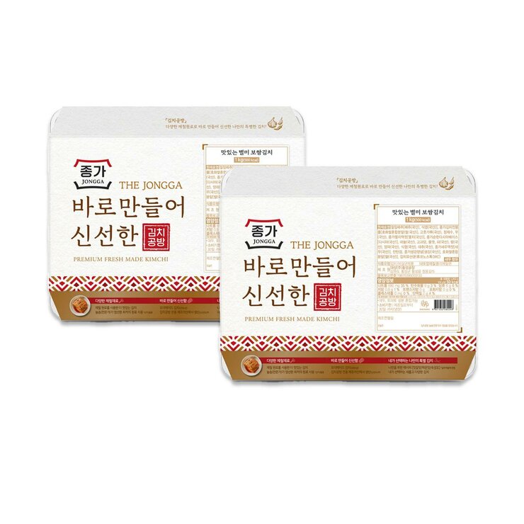 종가 김치공방 보쌈김치 1kg x 2 종가 김치공방 보쌈김치 1kg x 2