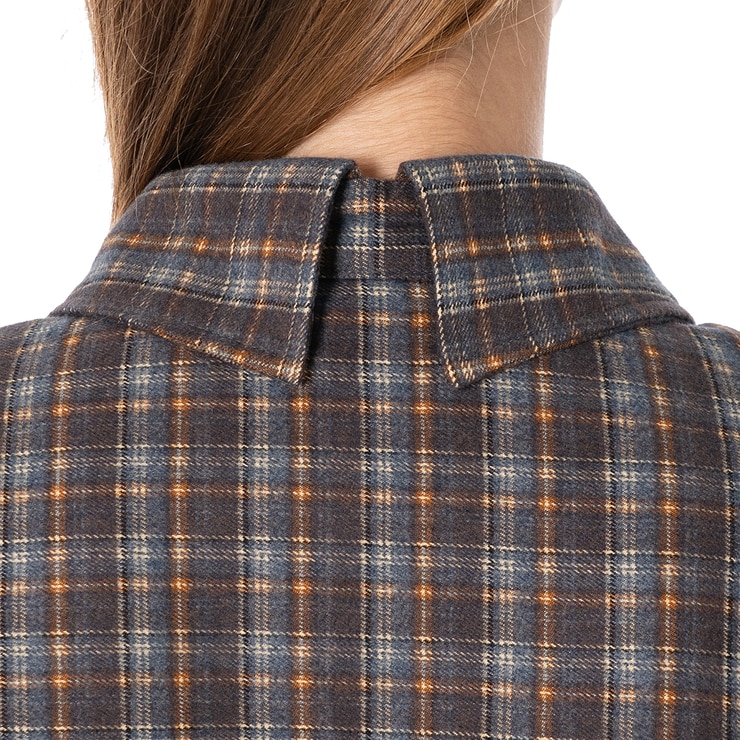 비지트 인 뉴욕 여성 체크 셔츠