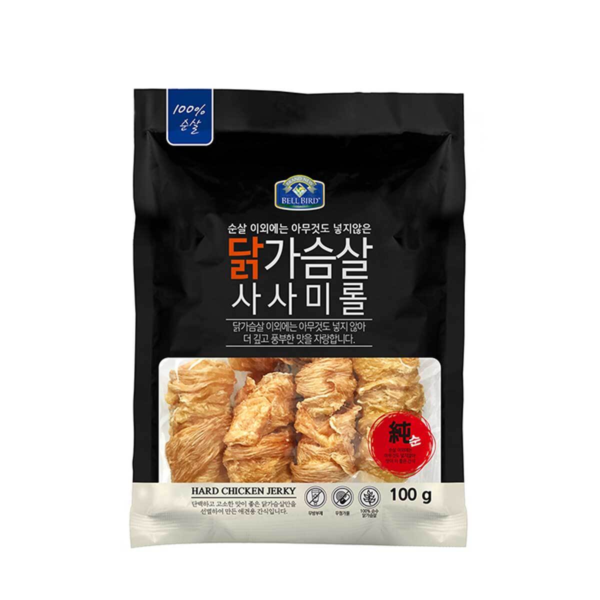 벨버드 애견용 닭가슴살 사사미롤 100g x 10 벨버드 애견용 닭가슴살 사사미롤 100g x 10