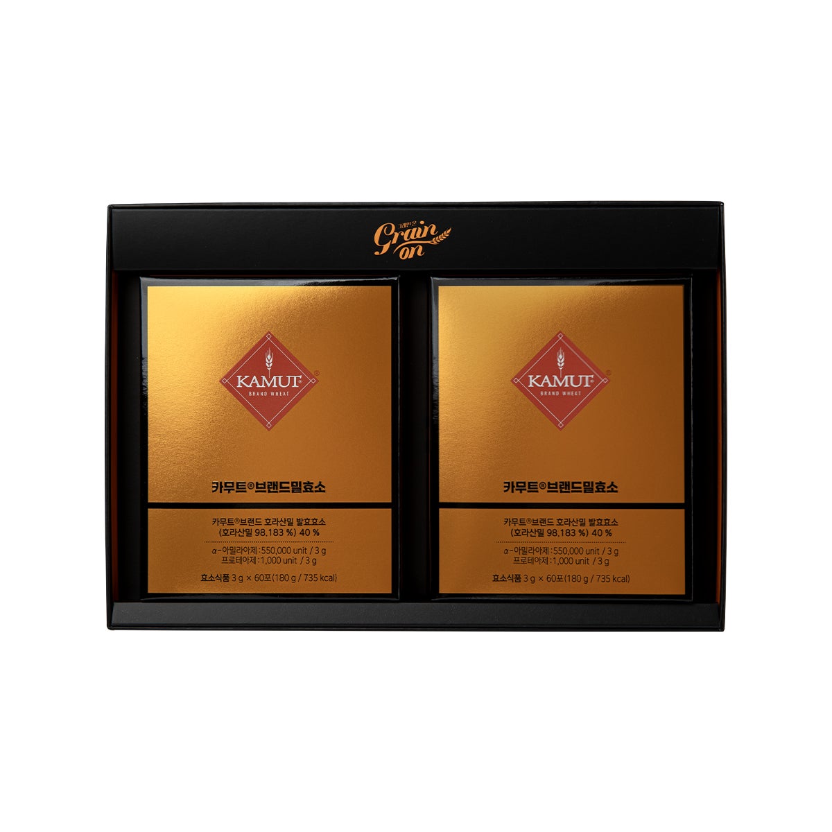 그레인온 카무트 브랜드밀 효소 선물세트 60포 x 2