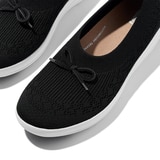 핏플랍 슈퍼큐 보우니트 발레 플랫 - 블랙