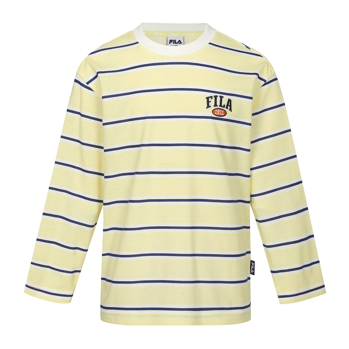 휠라 키즈 스트라이프 티셔츠