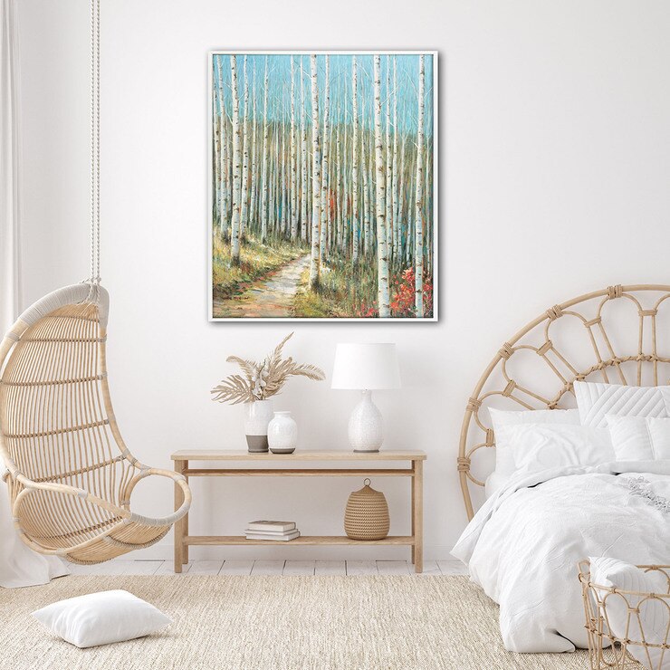 지클레 그림 액자 (80 x 60cm 또는 60 x 80cm) - 자작나무 숲길