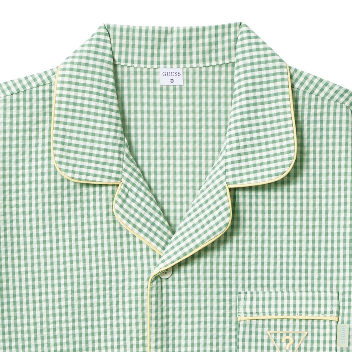 게스 주니어 시어서커 파자마 세트 - 그린