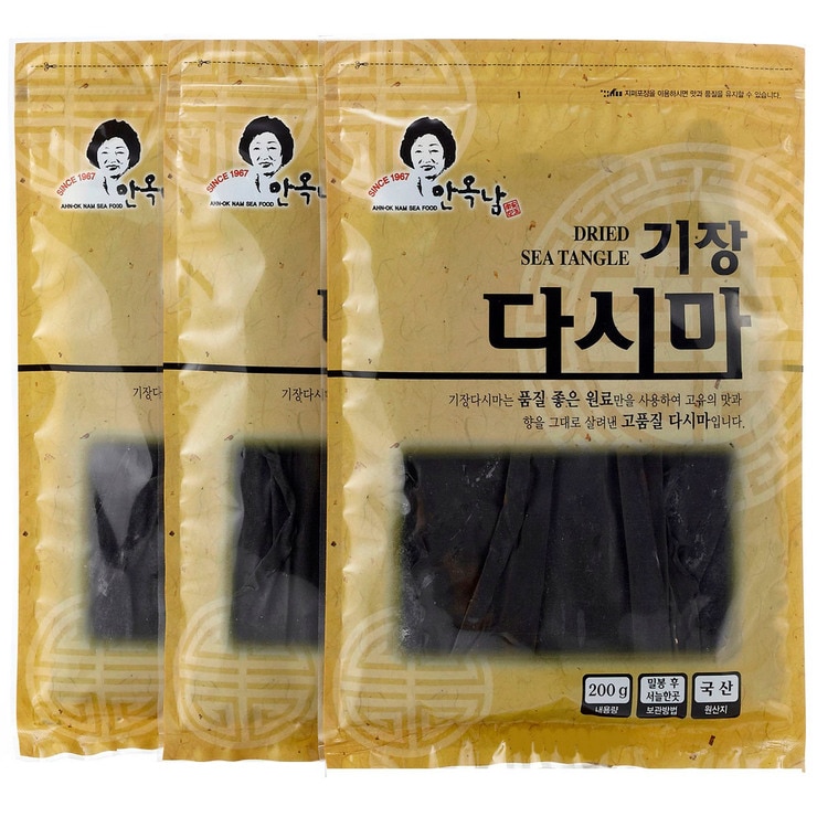 안옥남 기장 다시마 200g x 3 안옥남 기장 다시마 200g x 3