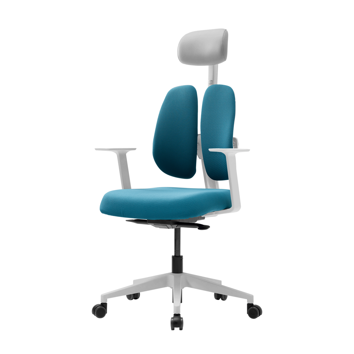 듀오백 패브릭 의자 D2500G-FSW - 블루그린