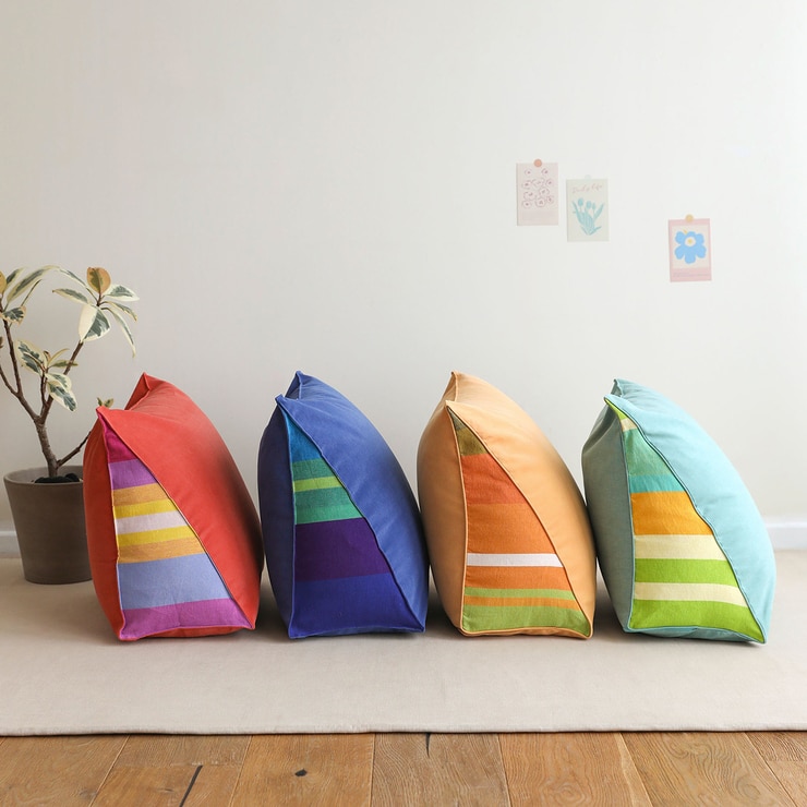 오리고 삼각 쿠션 소형