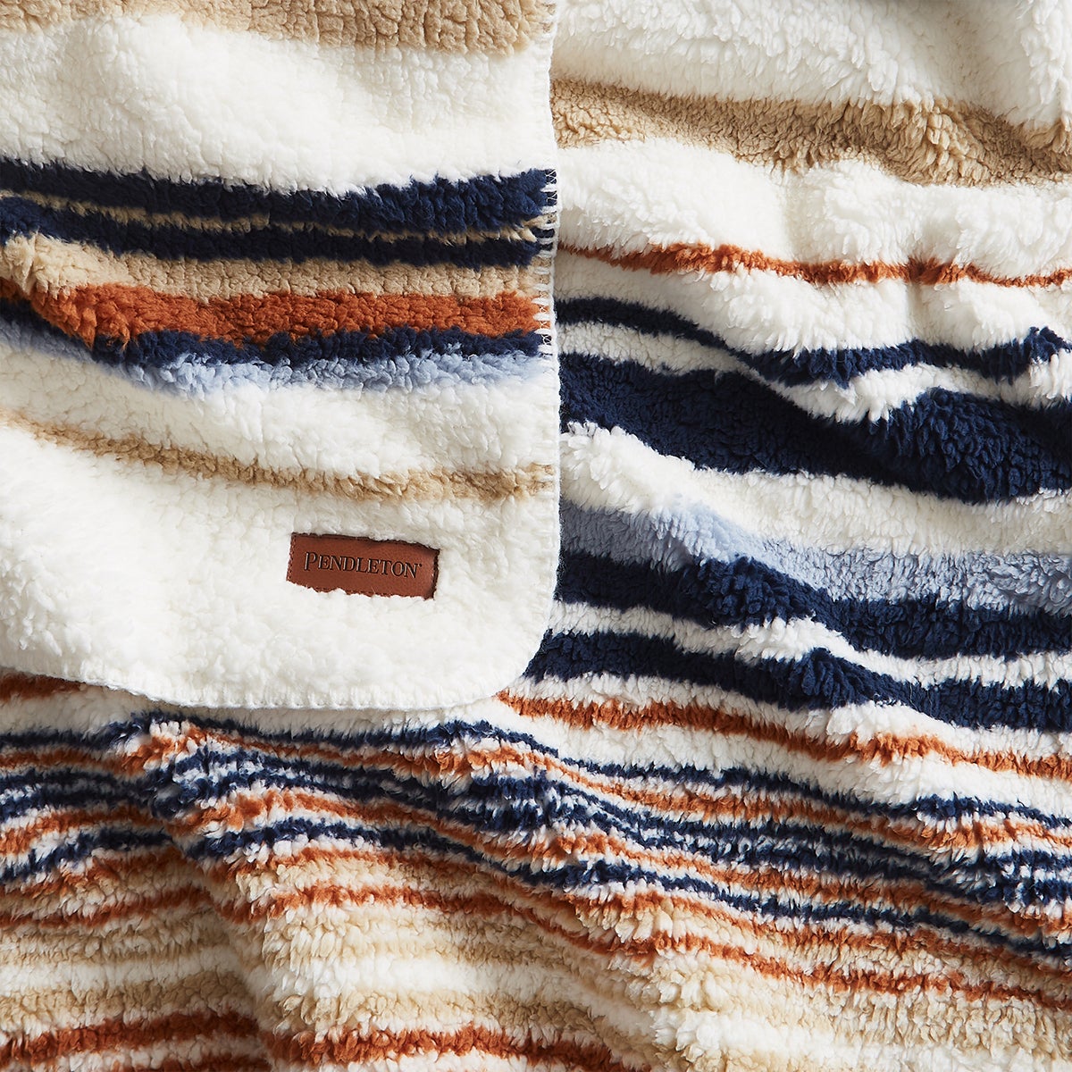 Pendleton 셔파 담요 127x177cm - 사바나스트라이프(아이보리) Pendleton 셔파 담요 127x177cm - 사바나스트라이프(아이보리)