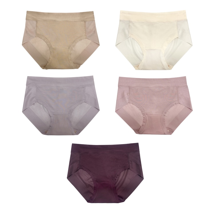바디블루 여성 헴 팬티 5매 - 26C, 100 바디블루 여성 헴 팬티 5매 - 26C, 100